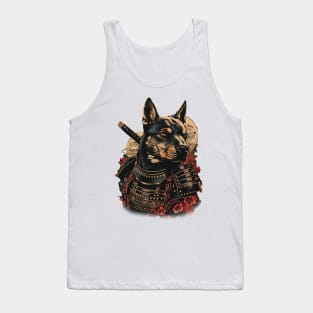 Samurai Pitbull Dog Warrior Tank Top